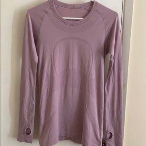 Lululemon lilac long sleeve